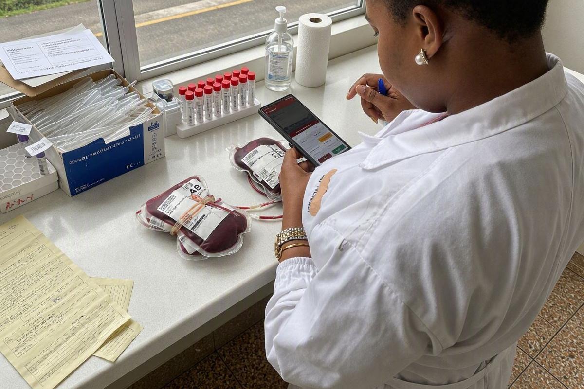 Blood alarm system picture